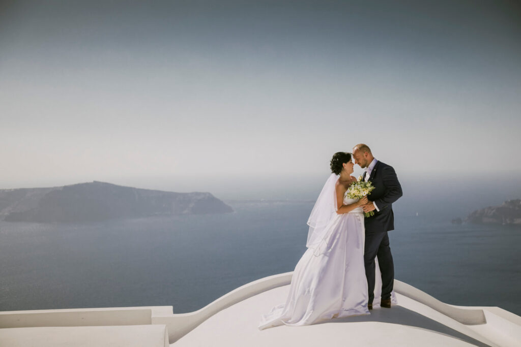Andromeda wedding Santorini