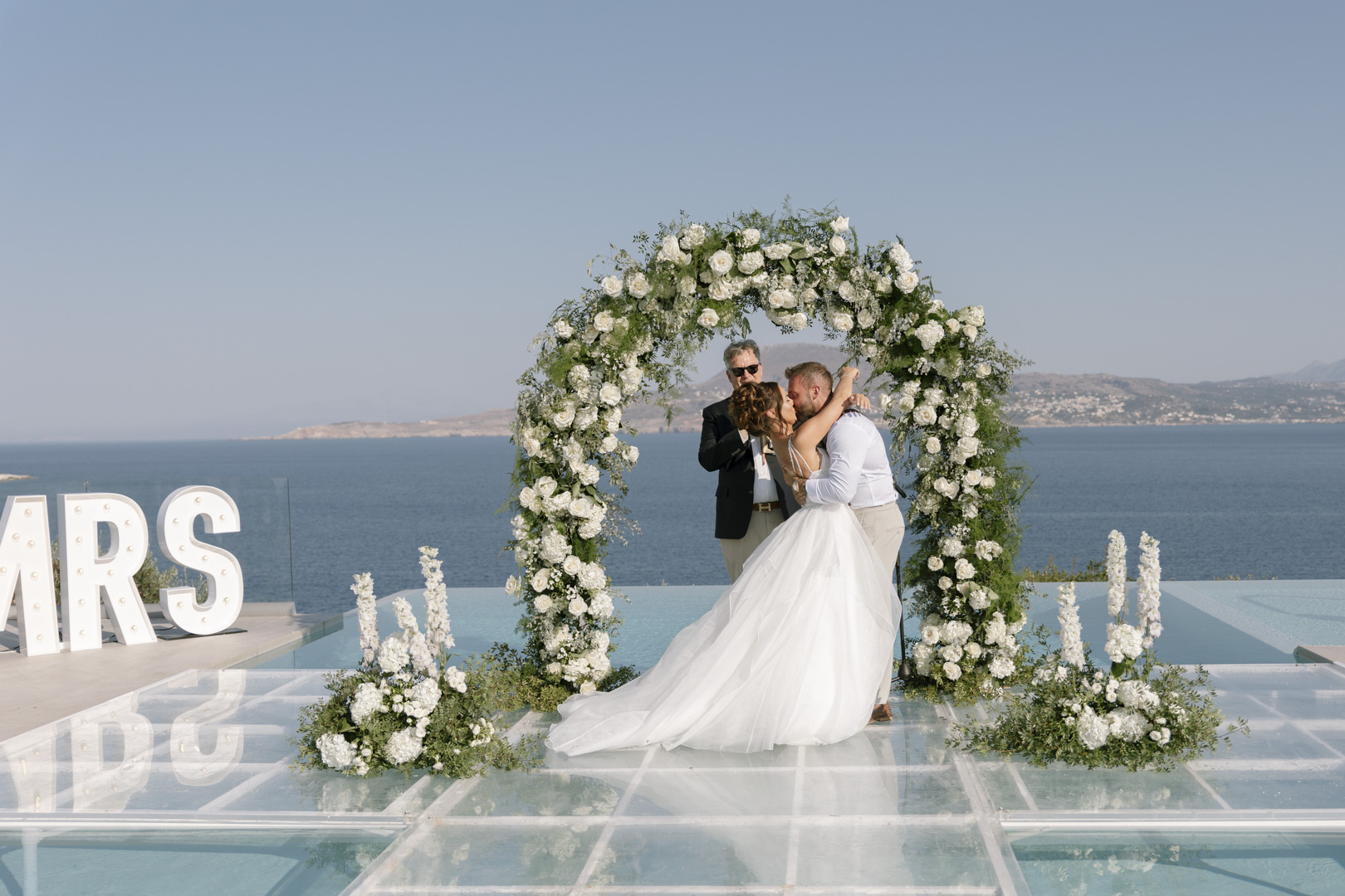 Private villa wedding in Crete