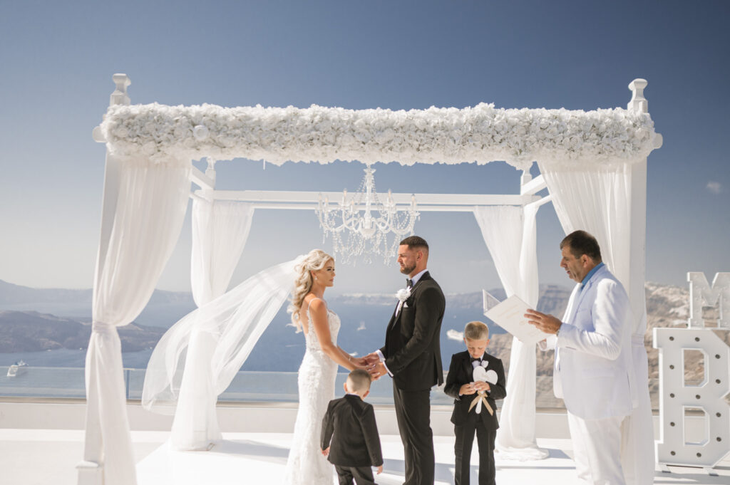 Ceremony in Santorini Gem